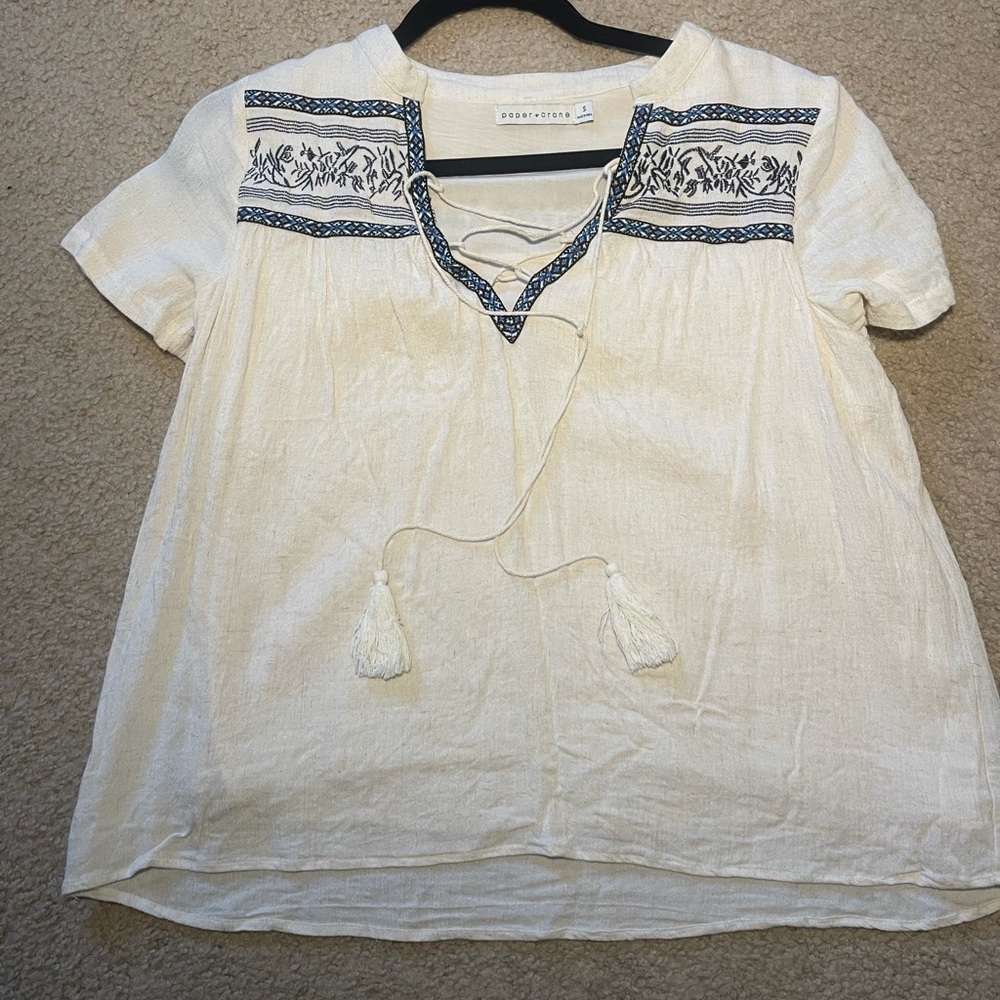 Embroidered top